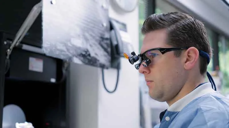 Dr. Brian Brodine providing cosmetic dentistry services