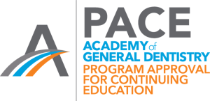 PACE Academy of General Dentistry (AGD) Program Approval for Continuing Education logo